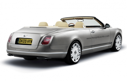 big Bentley Mulsanne Cabriolet rendering 04