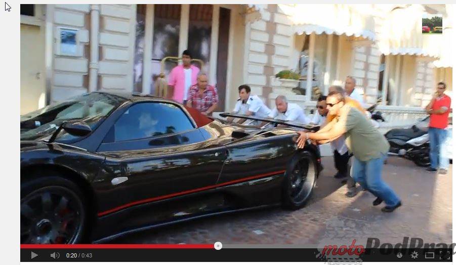 2014 08 13 11 53 30 Problems to start up Pagani Zonda in Cannes YouTube