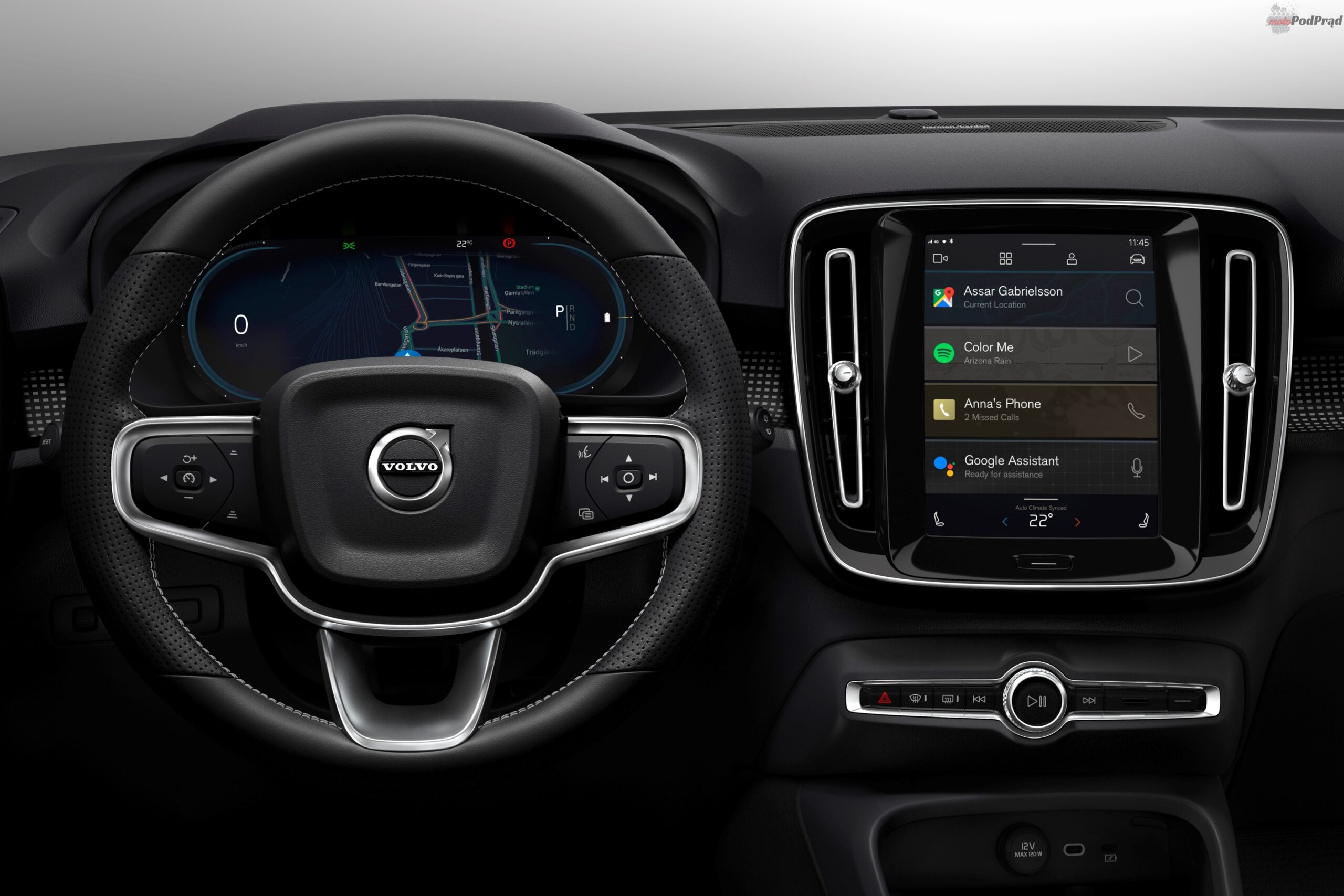258977 fully electric volvo xc40 introduces brand new infotainment system scaled