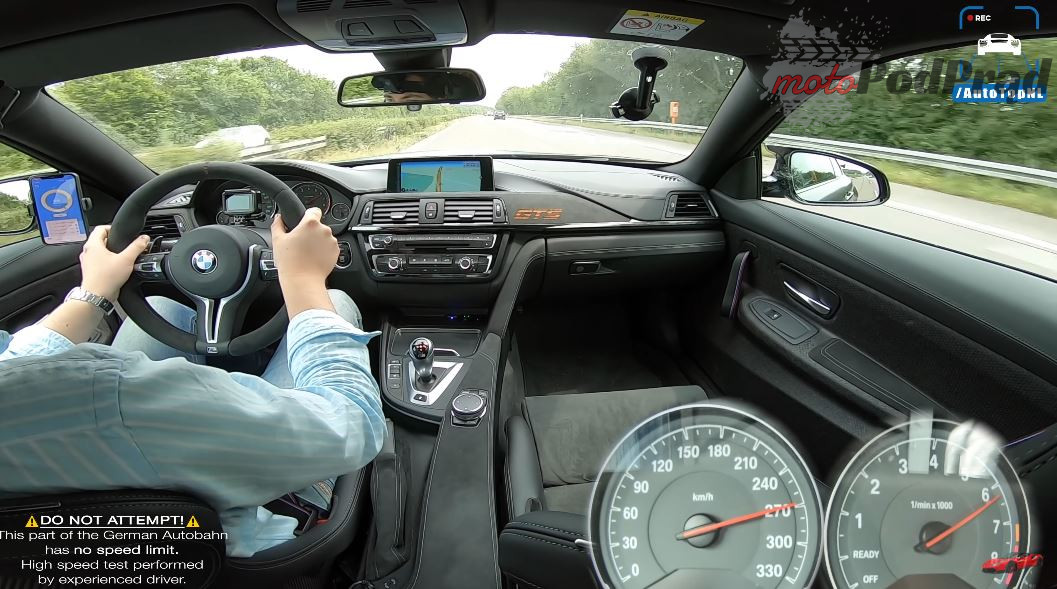 2020 07 23 14 12 08 BMW M4 GTS  300km h  on AUTOBAHN NO SPEED LIMIT by AutoTopNL YouTube