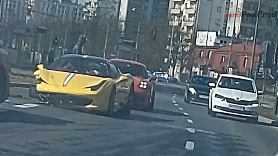 Ferrari wypadek Krakow