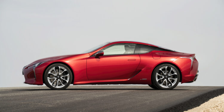 lexus lc coupe sonic red